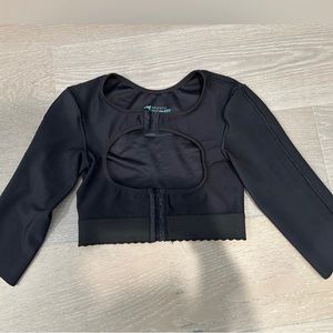 Marena Post-Surgical Open-Bust Vest 3/4 Length Sleeves Size large